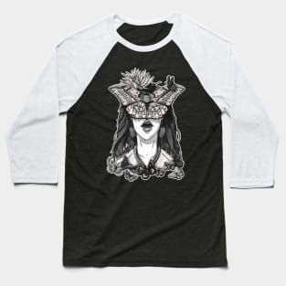 Madame Papillon Baseball T-Shirt